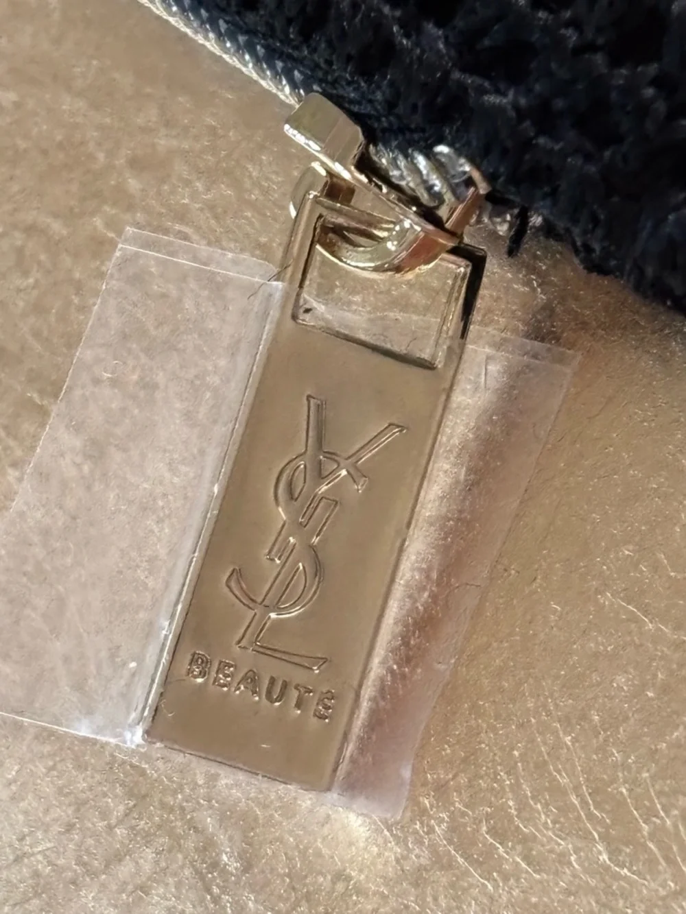 YSL Black Cosmetic Pouch